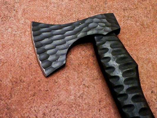 Custom Hand Forged Steel Viking Axe Camping Hatchet Tomahawk with Leather Sheath