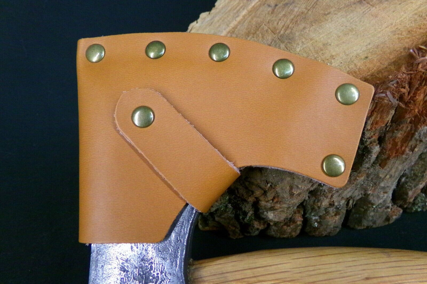 Viking Bearded Axe Hatchet – Carbon Steel Blade with Hickory Handle for Bushcraft and Outdoor Use