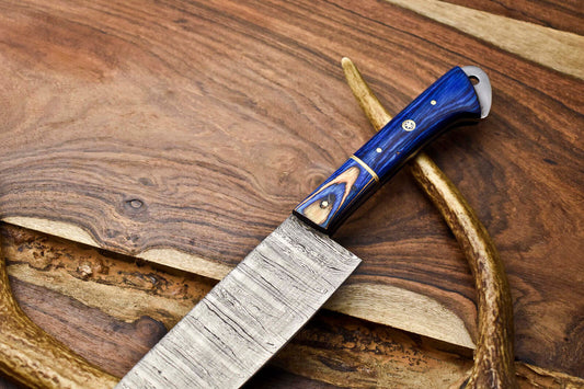 12" Premium Handmade Damascus Steel Kitchen Chef Knife – Full Tang