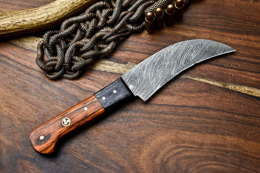 Handmade Damascus Steel Chef Knife – Full Tang Kitchen Cooking Blade