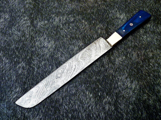 13" Professional Damascus Steel Chef Knife – Hardwood Handle