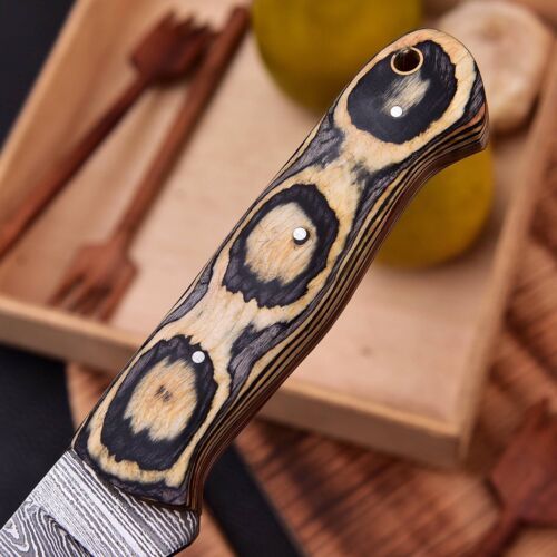 12” Handmade Damascus Steel Chef Fillet Knife – Twist Pattern Blade