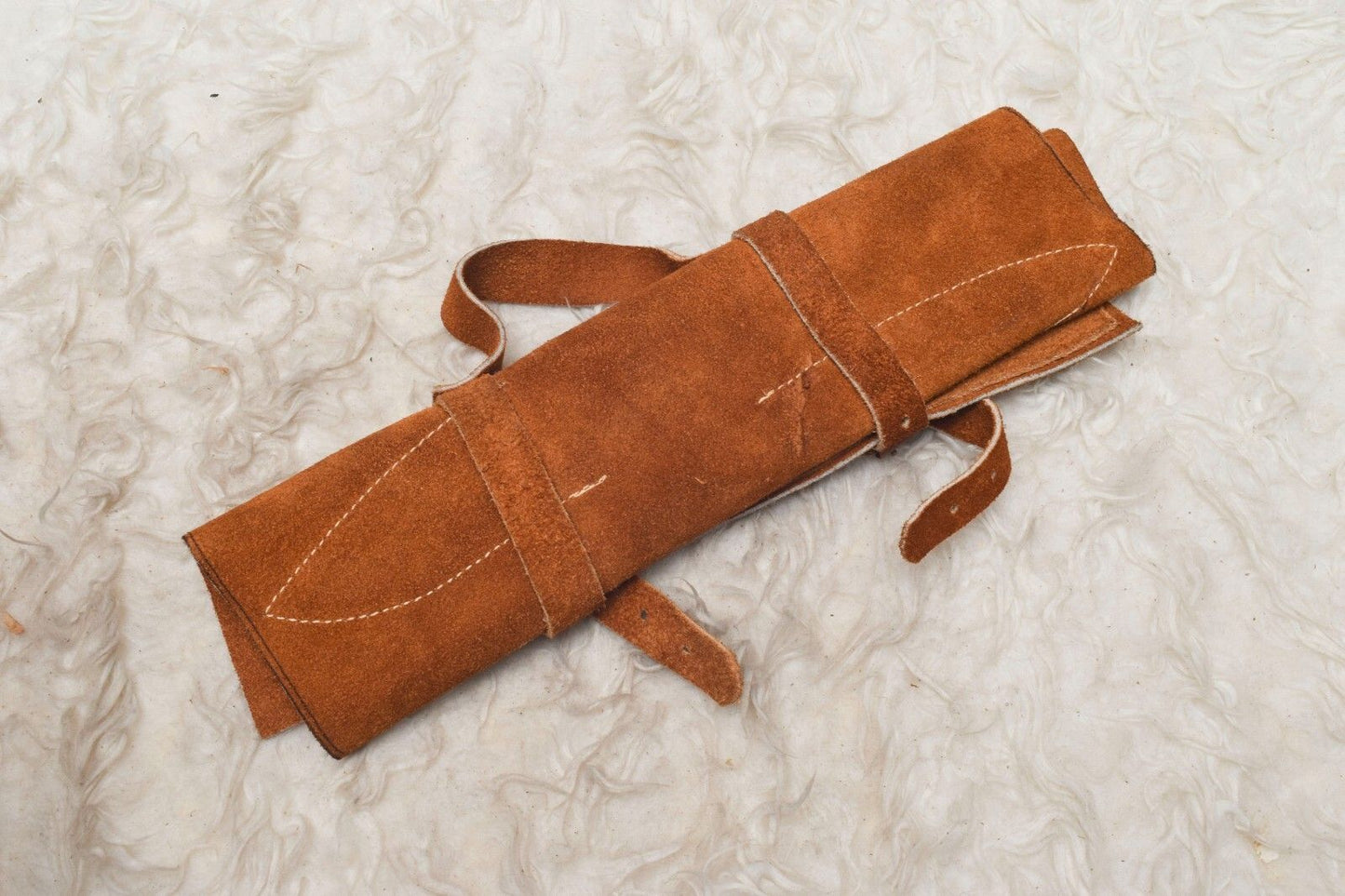 Handmade Damascus Steel Chef Knife Set 5Pcs with Leather Roll, Hand Forged