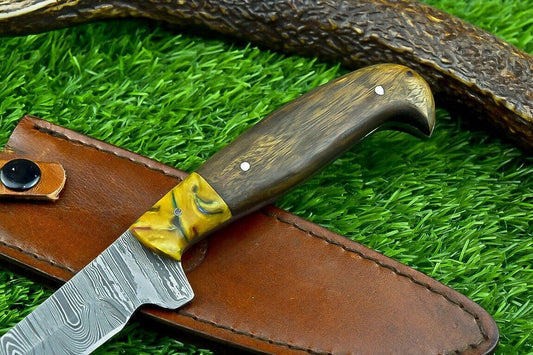 Hand Forged Damascus Steel Fillet Knife – Chef, Kitchen & Hunting Knife