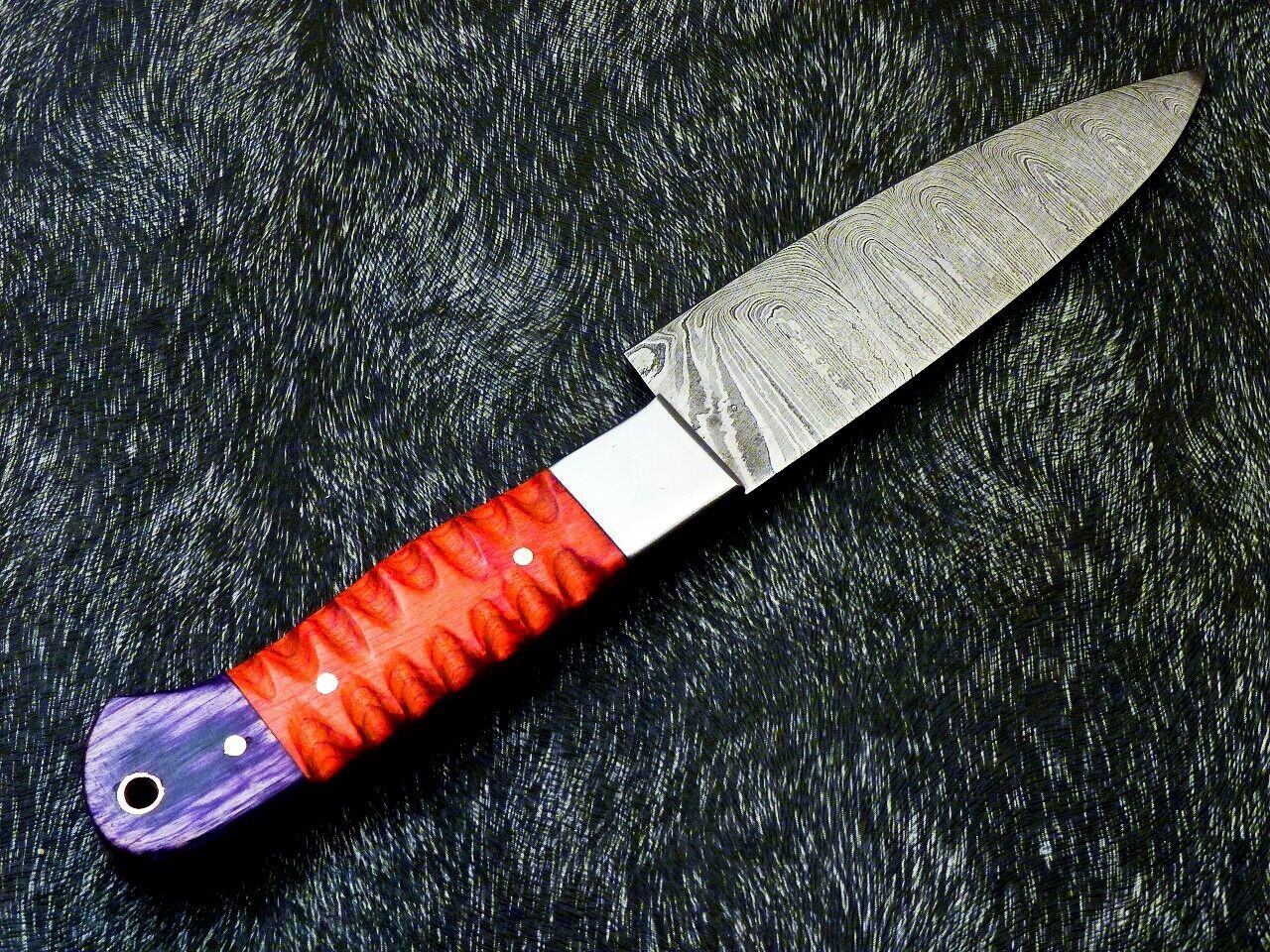 10" Hand Forged Damascus Steel Chef Knife Kitchen Knife
