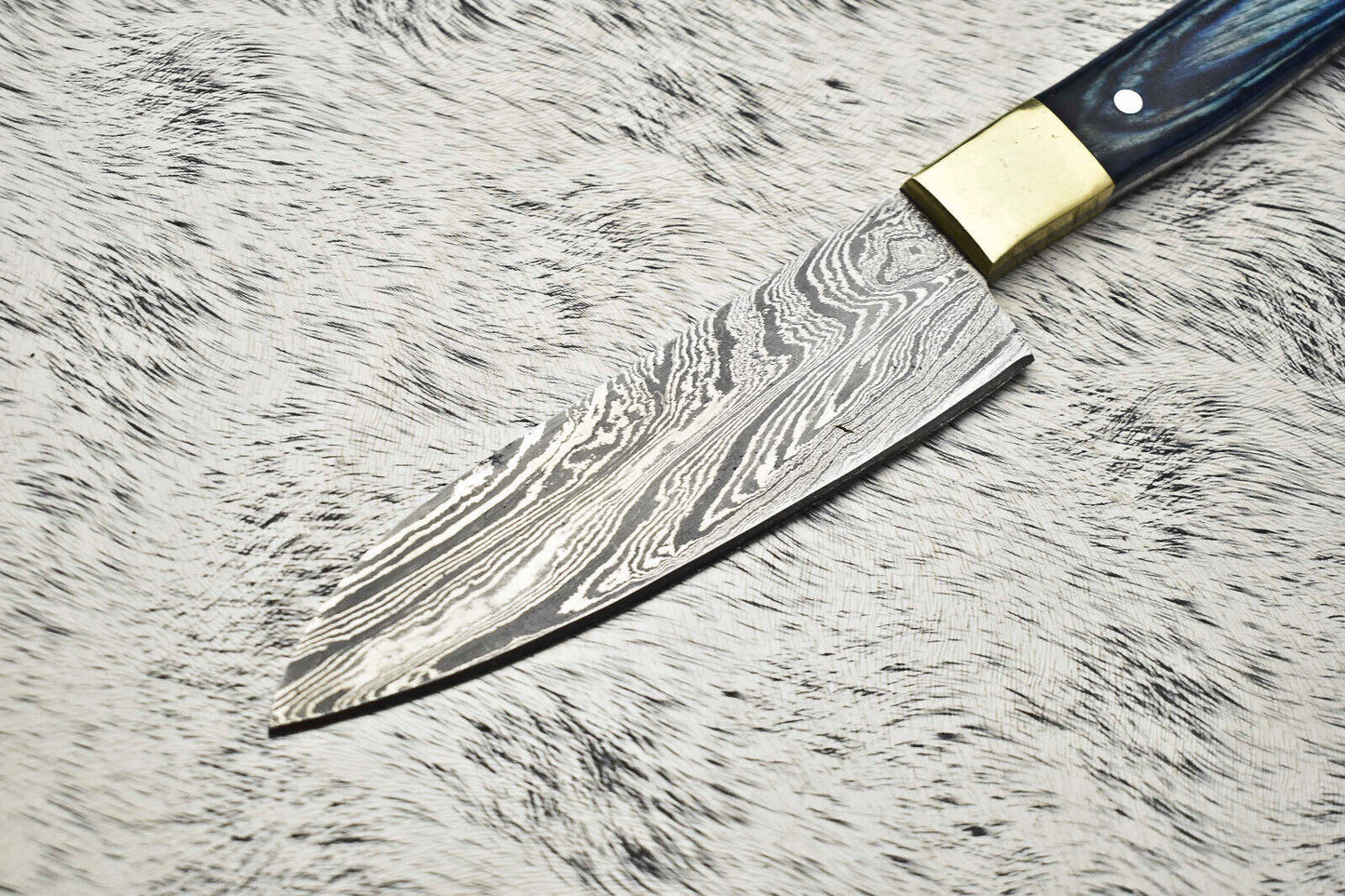 10.0" Handmade Damascus Steel Blade Kitchen Chef Full Tang Knife – Premium Layered Steel