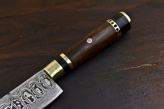 Chef Knife Professional Forged Damascus Wild Life Survival Knife