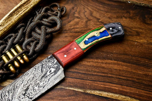 Handmade Damascus Steel Chef Knife | Full Tang Kitchen Knive
