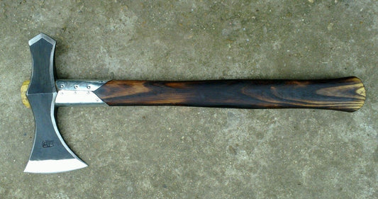 Double Edge Viking Tomahawk Axe | 1065 Carbon Steel Camping & Hunting Tool