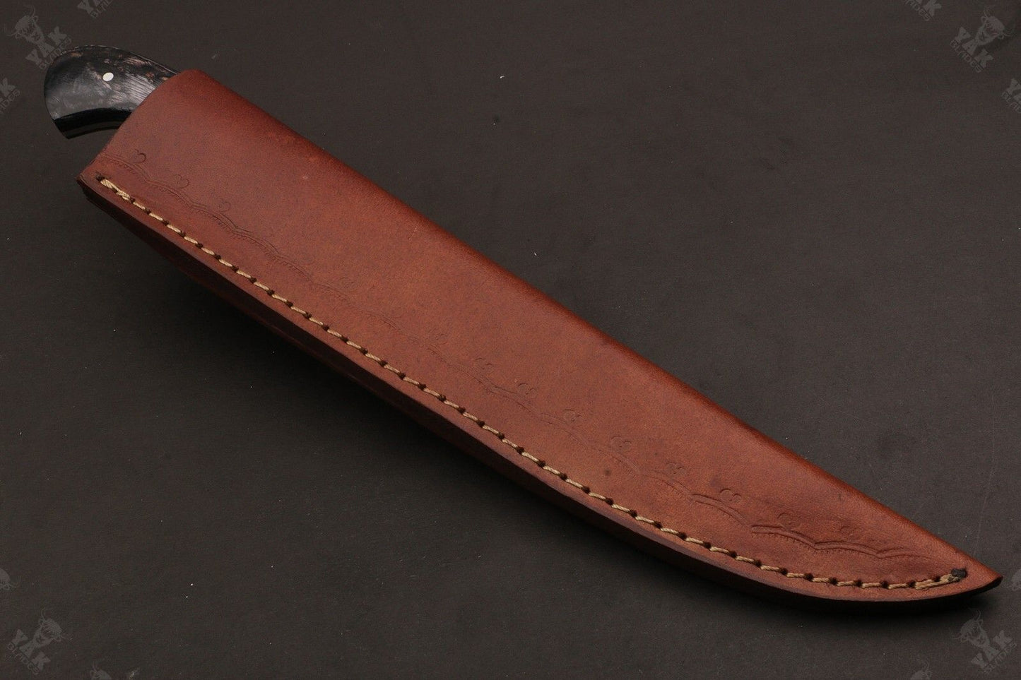 12" Hand Forged Twist Damascus Fillet Knife & Damascus Steel Fillet Knife W/Sheath
