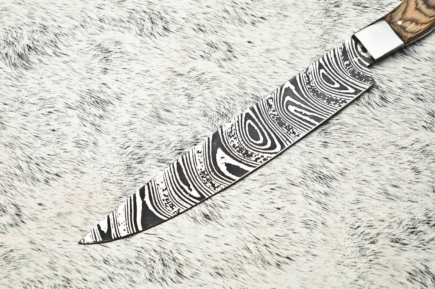Fine Custom Handmade Damascus Steel Blade Chef Knife – Full Tang Sport Knife, Durable and Sharp