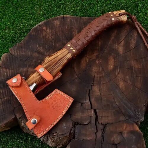 Handmade Viking Tomahawk Axe 20 Inch High Carbon Steel with Ashwood Handle