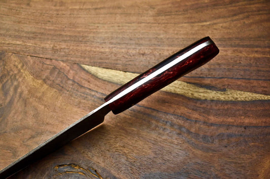 Handmade Damascus Steel Chef Knife – Full Tang Custom Forged Chopper Knife