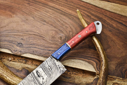 Premium 12" Handmade Damascus Steel Kitchen Chef Knife – Full Tang Blade