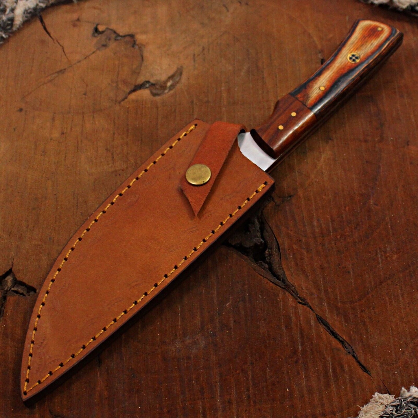 Custom Handmade Chromium Steel Chef Brisket Blade Fillet Kitchen Knife