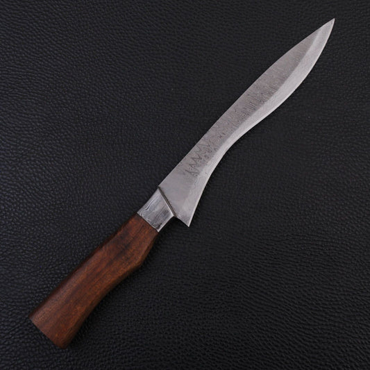 Custom Hand Forged Damascus Steel Hunting Camping Bowie Knife – Rosewood Handle 12.5"