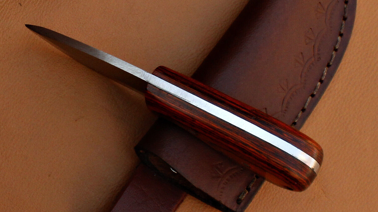 Custom Handmade Full Tang D2 Steel Hunting Skinner EDC Knife with Sheath