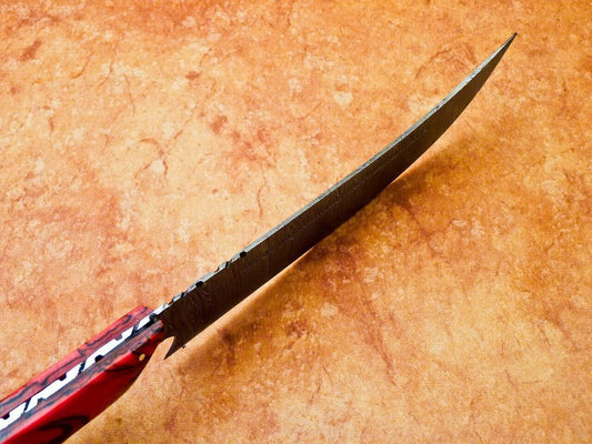 12" Chef Knife Damascus Blade Kitchen Knife "Resin Handle