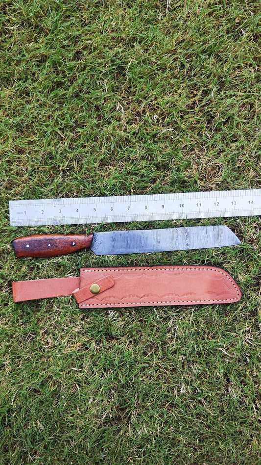 Custom Handmade Damascus Steel Kitchen Knife | Fillet Chef Knife Gift for Collectors & Chefs