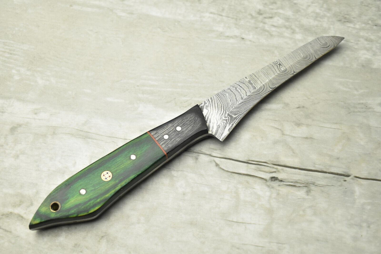 10.0" Handmade Damascus Steel Full Tang Chef Knife – Rare Custom Kitchen Knife
