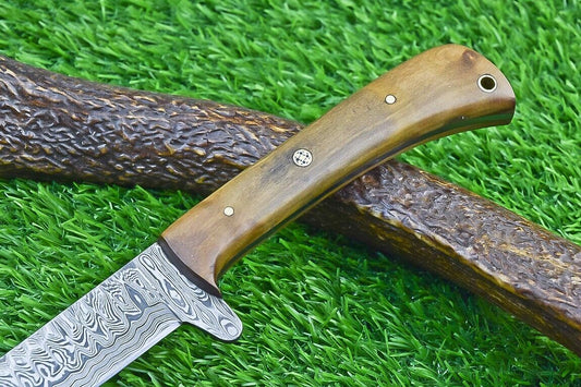 Stunning Hand Forged Damascus Steel Blade Kitchen Chef Knife