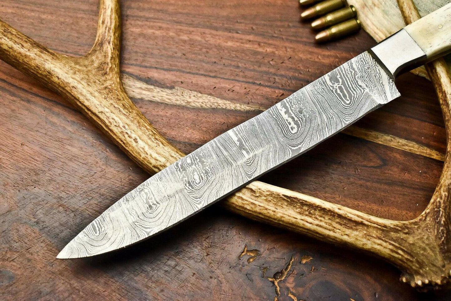 Premium Handcrafted Damascus Steel Chef Knife | Full Tang Kitchen Knife