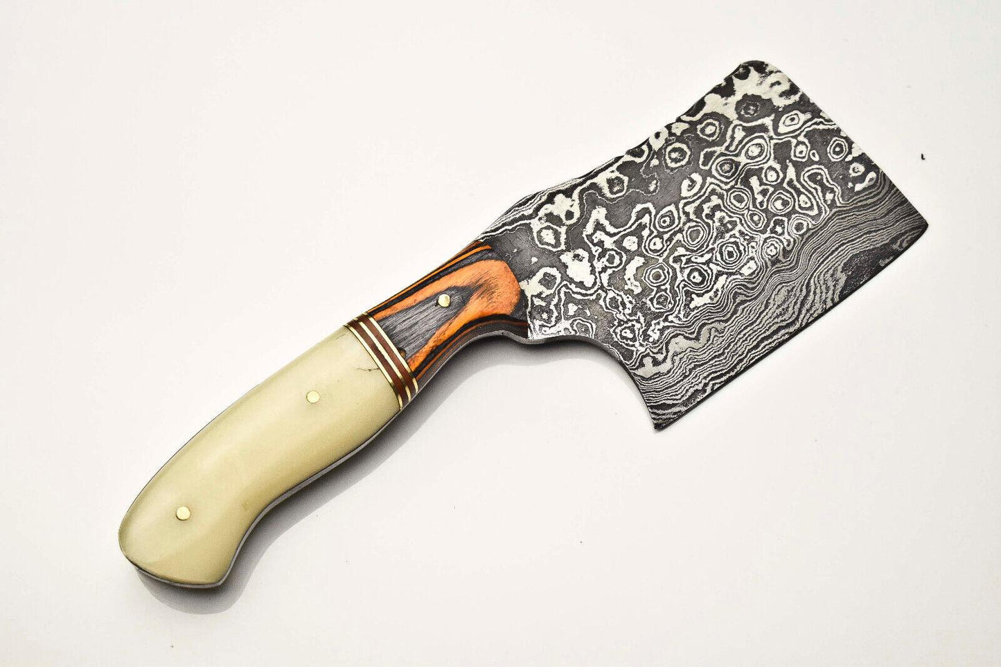 Fine Custom Handmade Damascus Steel Blade Chef Mini Chopper Knife