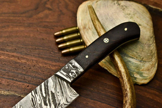 Premium Hand Forged Damascus Steel Chef Knife – Full Tang Kitchen