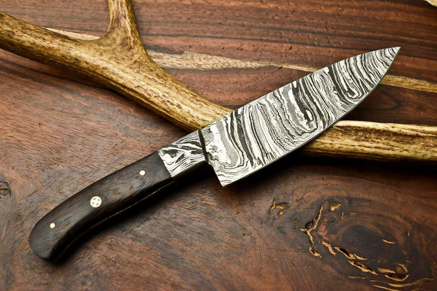 Premium Hand Forged Damascus Steel Chef Knife – Full Tang Kitchen