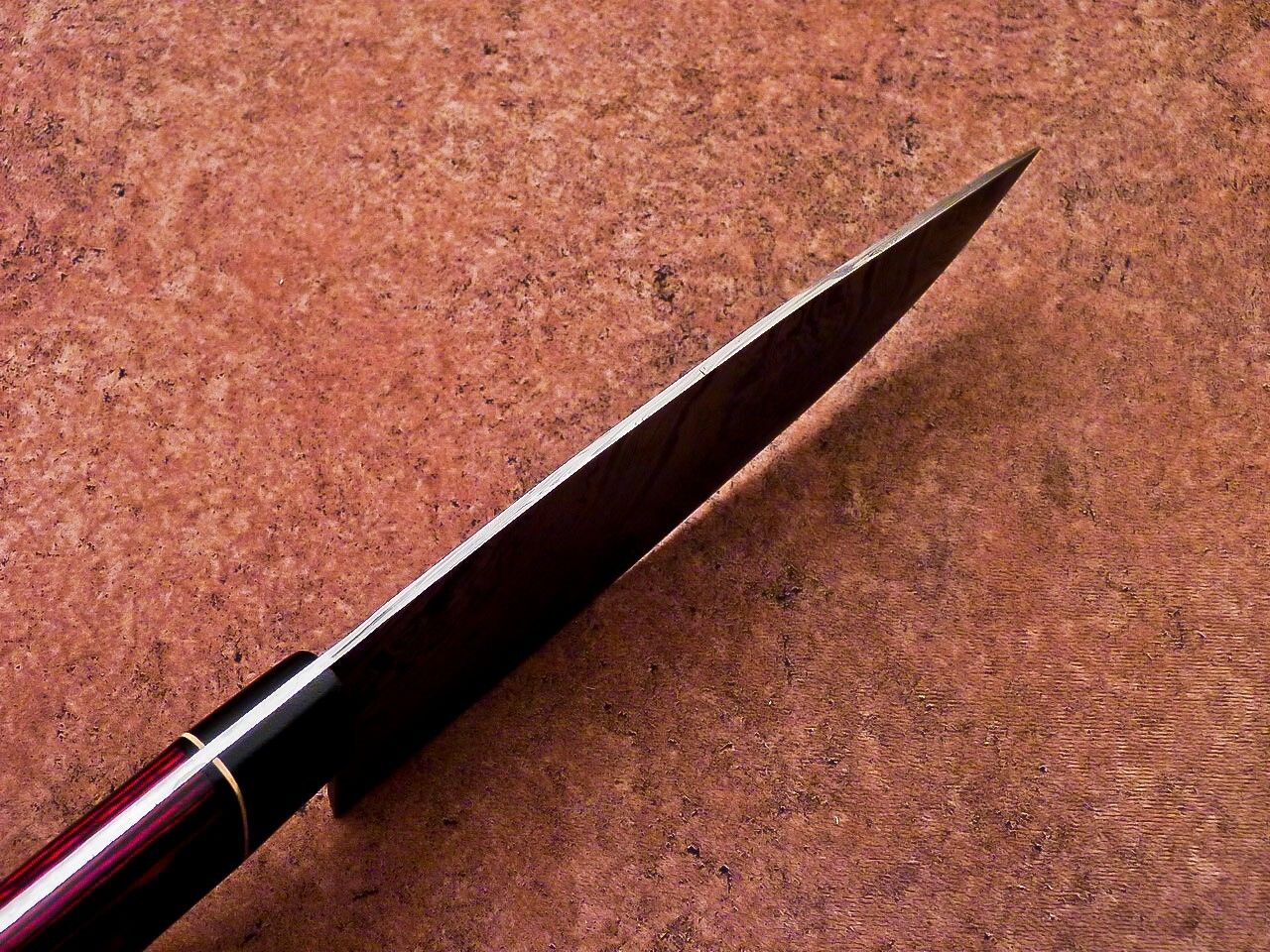 13" Professional Chef Knife | Handmade Damascus Blade Kitchen Knife with Wood Handle