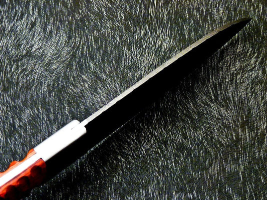 9" Custom Hand Forged Damascus Steel Chef Knife – Handmade Kitchen Knife with Hardwood Handle