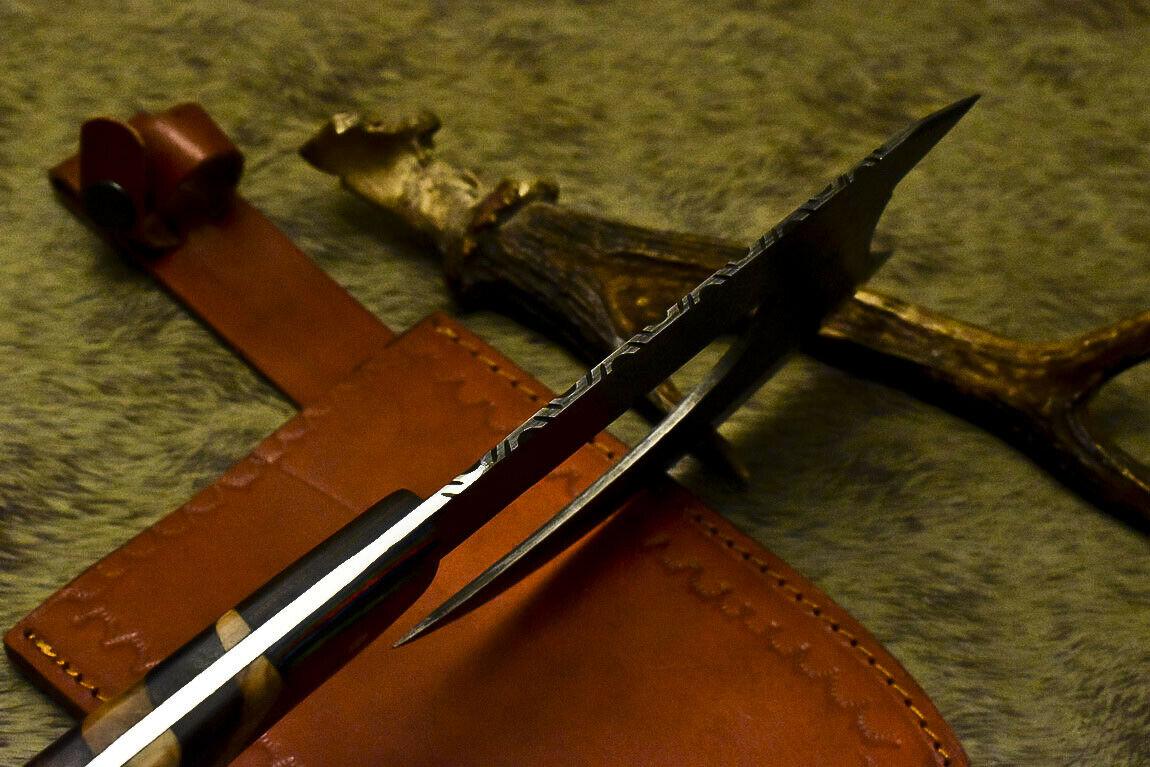 Handmade Damascus Axe Hunting Chopper with Walnut Wood Handle | Premium Damascus Steel Axe Knife