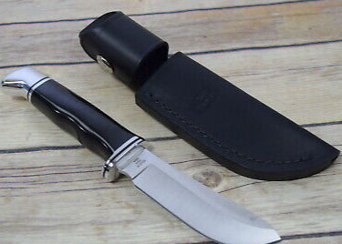 Skinner Knife – 8.25" Full Tang 420HC Stainless Steel Blade with DymaLux® Handle & Leather Sheath