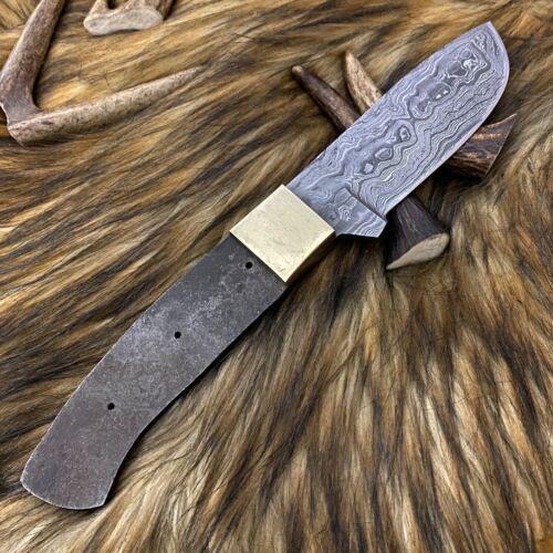 10 Inch Handmade Damascus Steel Hunting Knife Blank Blade for Knife Making