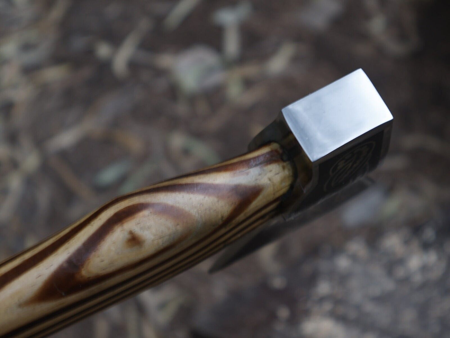 Handmade 20 Inch Viking Axe with Carbon Steel Blade and Ash Wood Handle