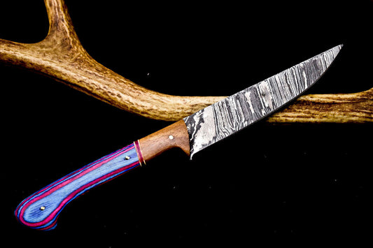 12" Handmade Damascus Steel Chef Knife | Full Tang