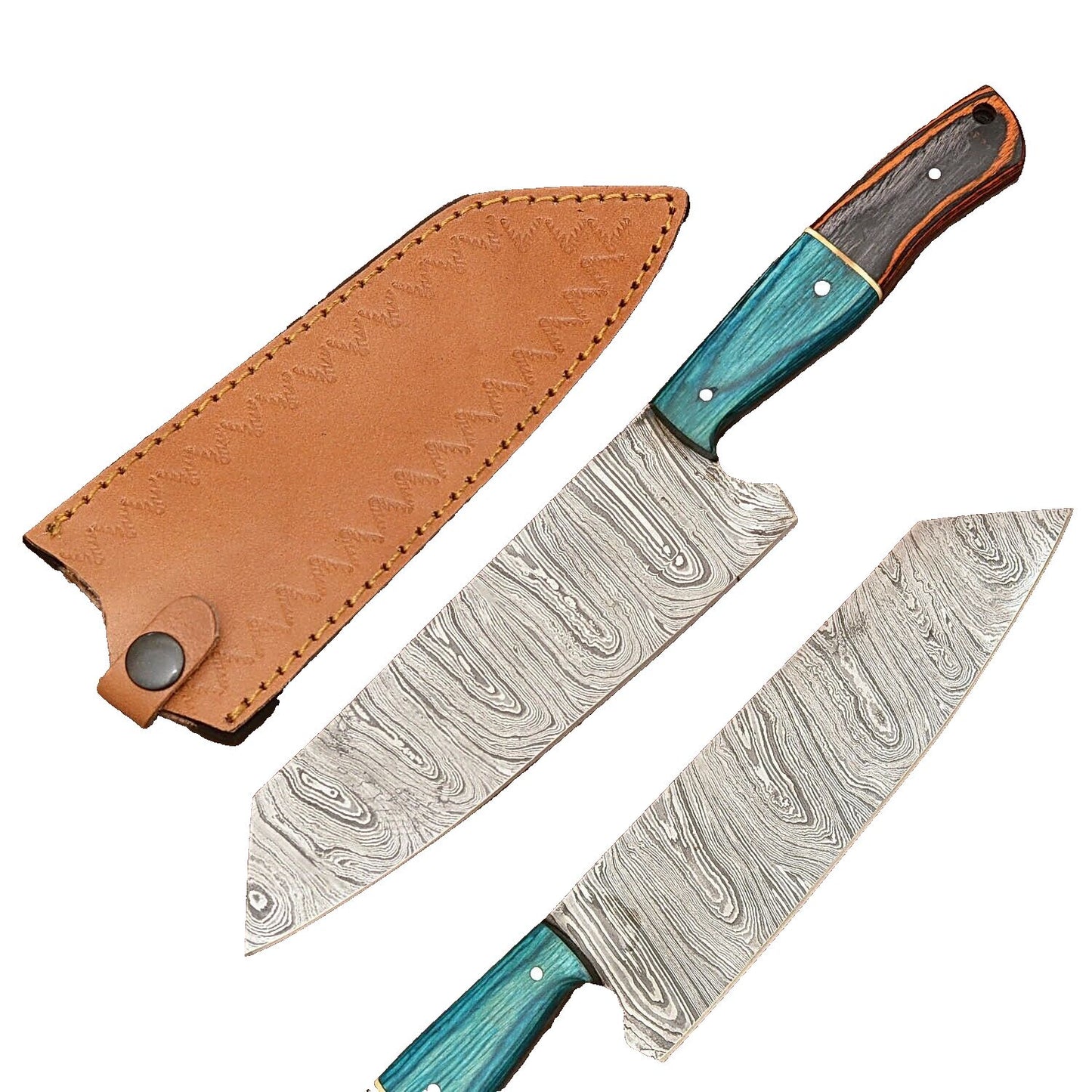 Custom Handmade Damascus Steel Kitchen Knife | Chef Knife