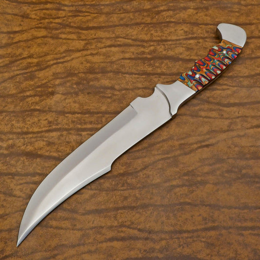 Handmade 12-Inch D2 Steel Full Tang Extra-Large Bowie Hunting & Outdoor Knife