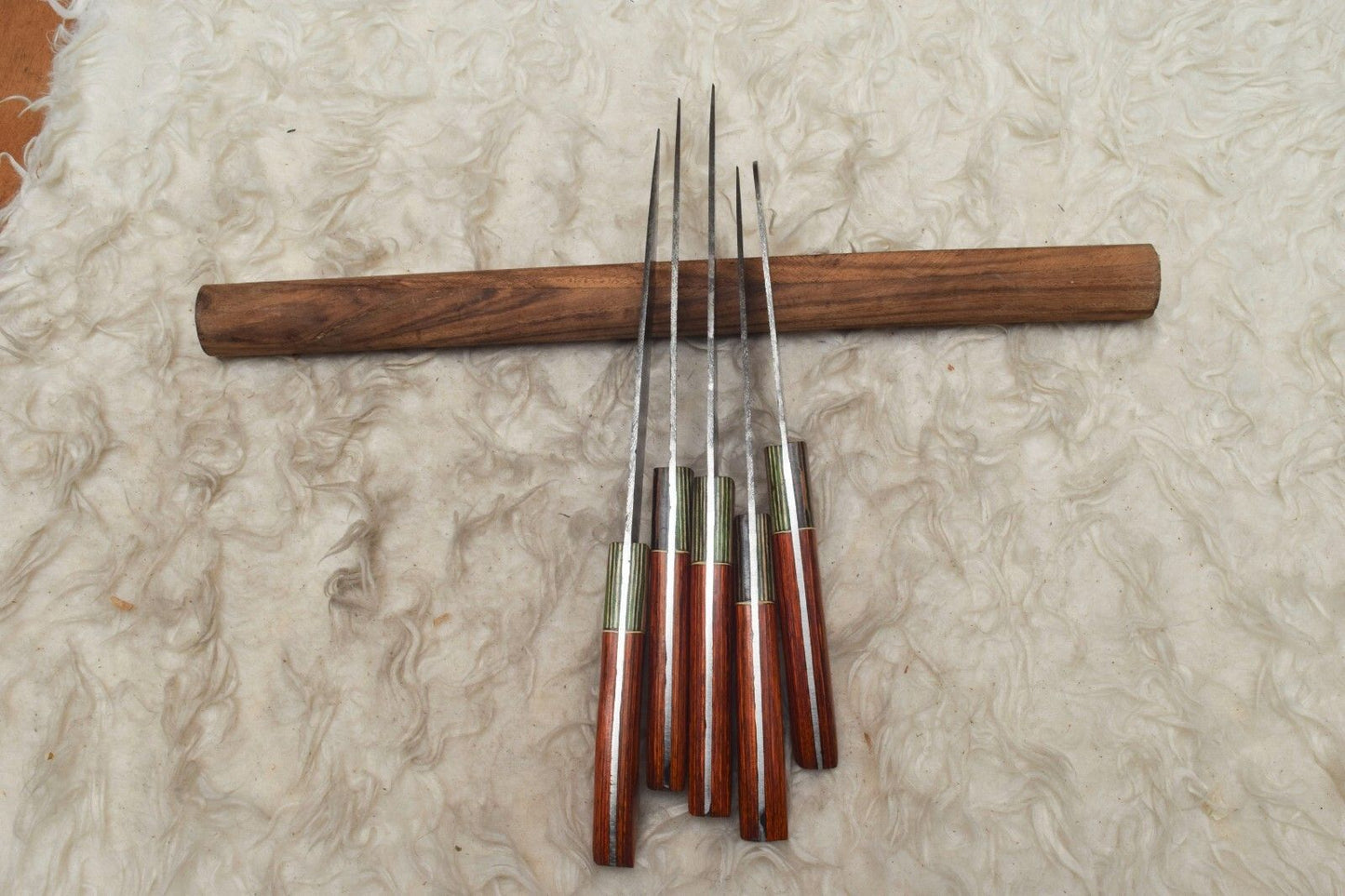 Handmade Hand Forged Damascus Steel Chef Knife Set – Premium Kitchen Knifes