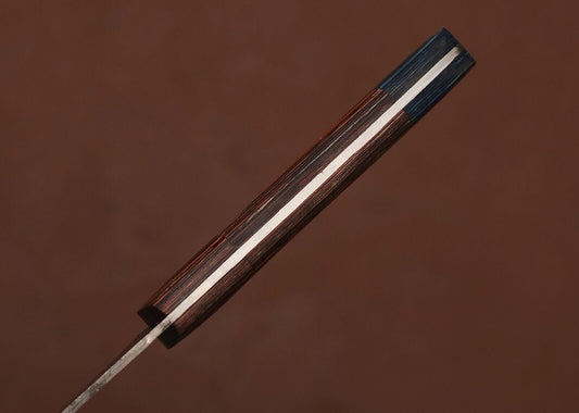 Chef Fillet Knife 8" Blade Pakka Wood Handle Sheath