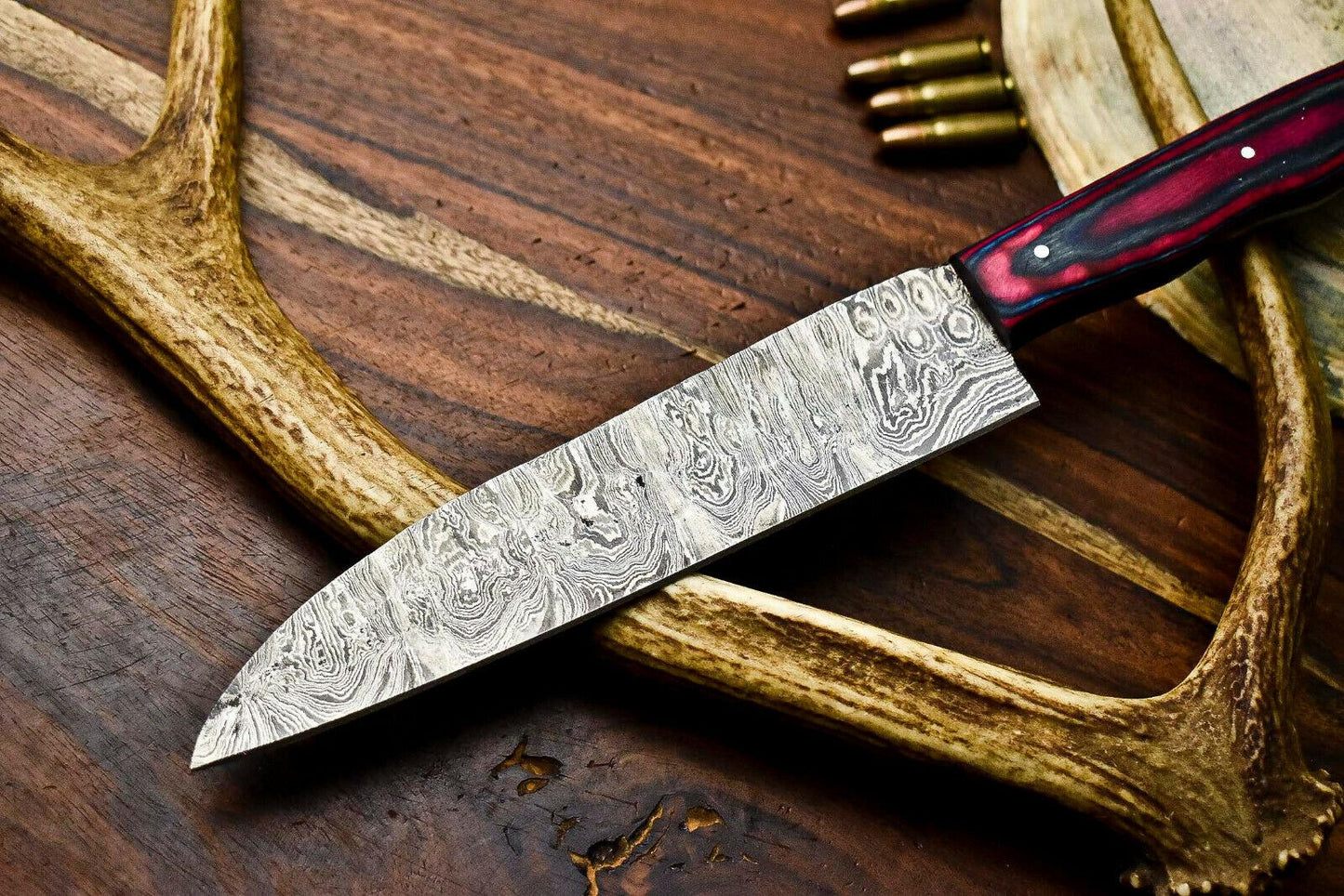 Hand Forged Damascus Steel Full Tang Chef Knife | Handmade Kitchen Cutlery