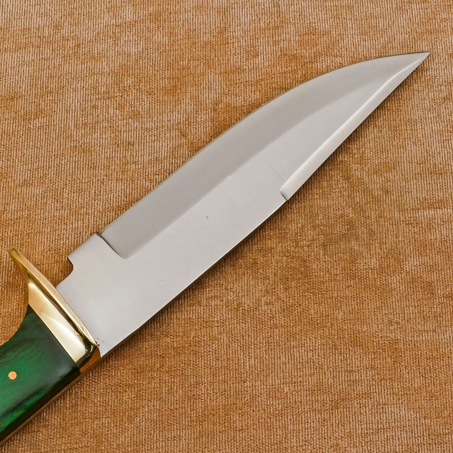 Handmade 12-Inch D2 Clip Point Blade Full Tang Bowie Hunting Knife with Sheath