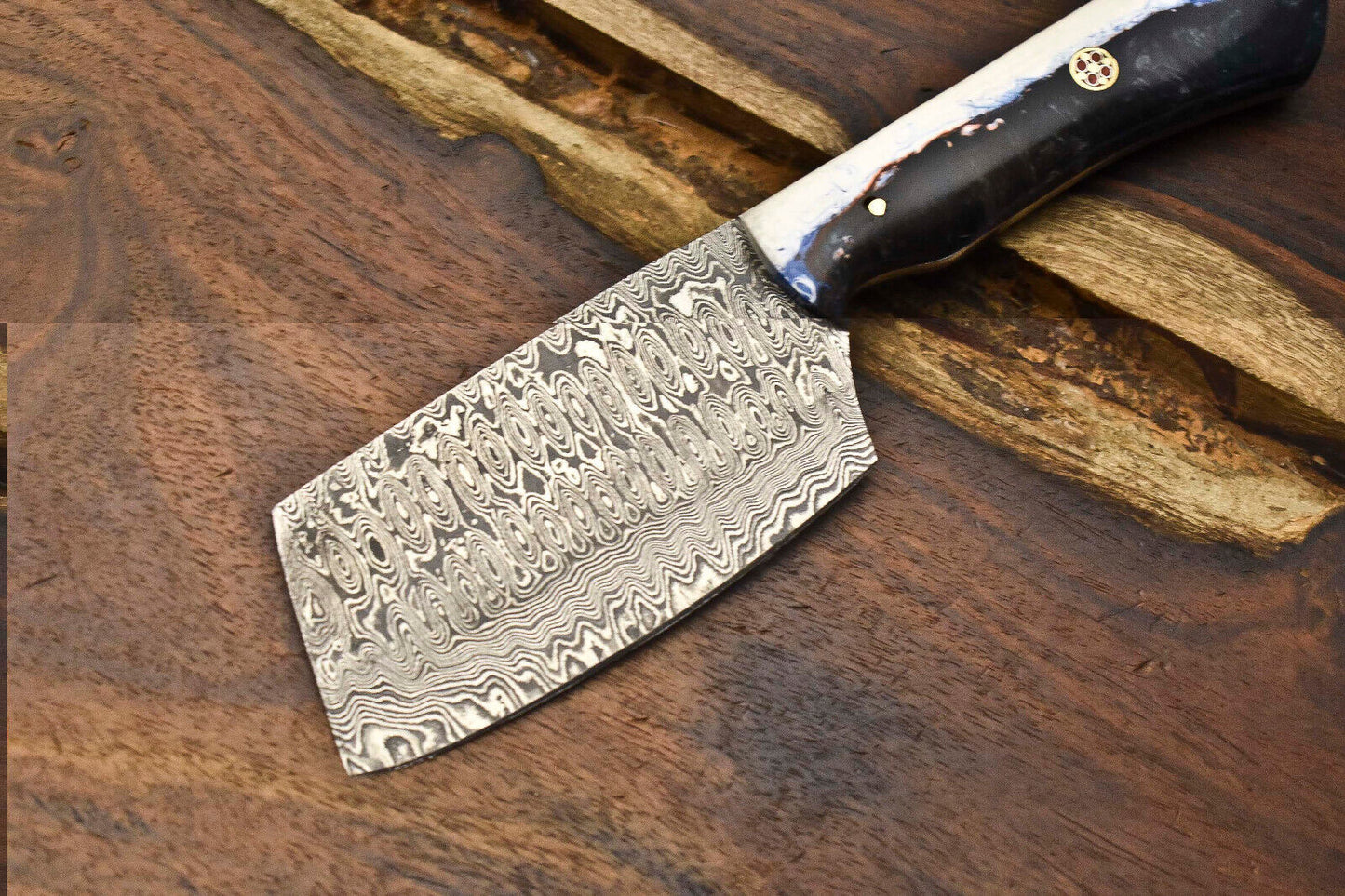 8.0" Handmade Damascus Steel Kitchen Chef Knife – Full Tang Blade