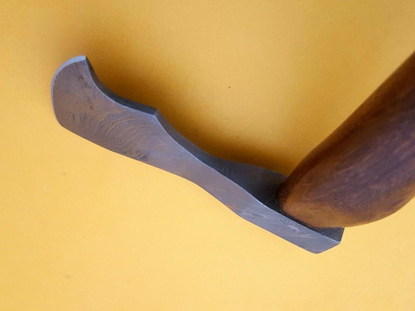 Hand Forged Damascus Steel Battle Axe with Rose Wood Handle – 512 Layer Ladder Pattern