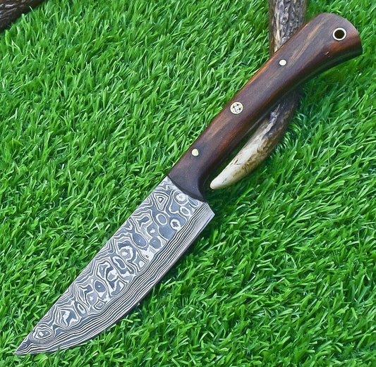 Stunning Hand Forged Damascus Steel Blade Kitchen Chef Knife – Handmade Kitchen Knife