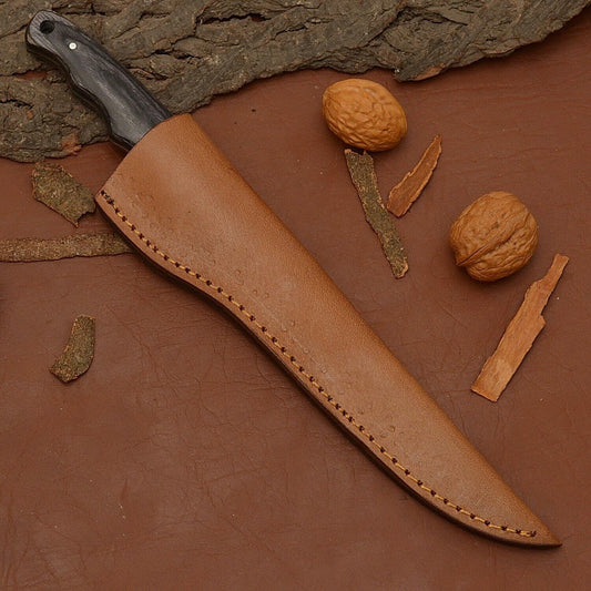 Handmade Damascus Steel Filet Knife Kitchen Knife With Wood Handle