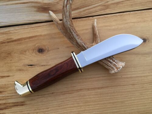 Custom Skinner Knife | Stainless Steel Blade & Laminated Hardwood Handle