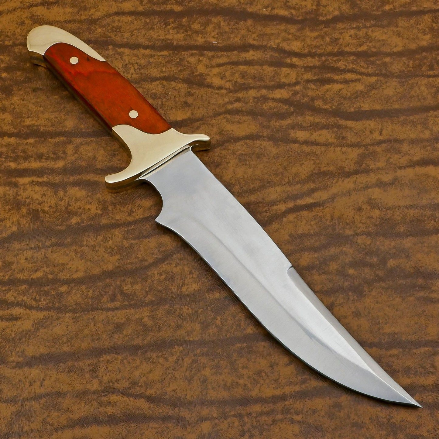 Handmade 12 Inch D2 Steel Blade Full Tang Bowie Hunting Sport Knife – Survival & Outdoor Gear
