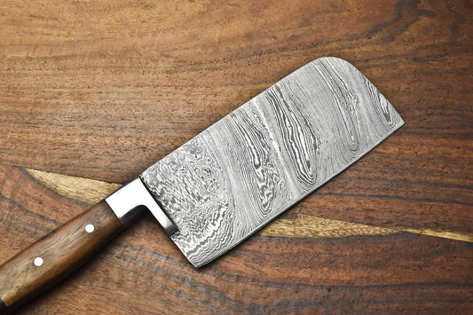 Custom Handmade Damascus Steel Chef Knife – Full Tang Sport Blade – 384 Layer Real Damascus