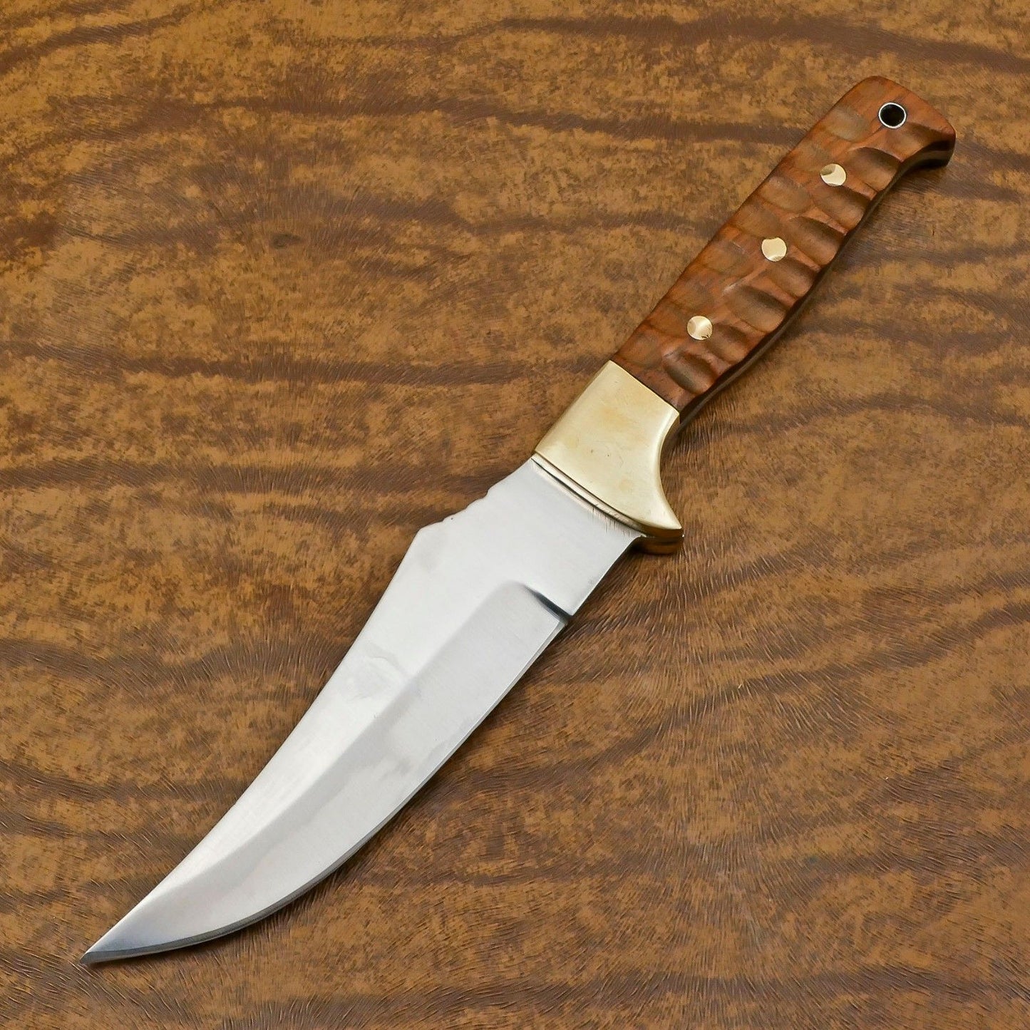 12-Inch D2 Steel Full Tang Bowie Hunting Sport Knife with Ergonomic Handle